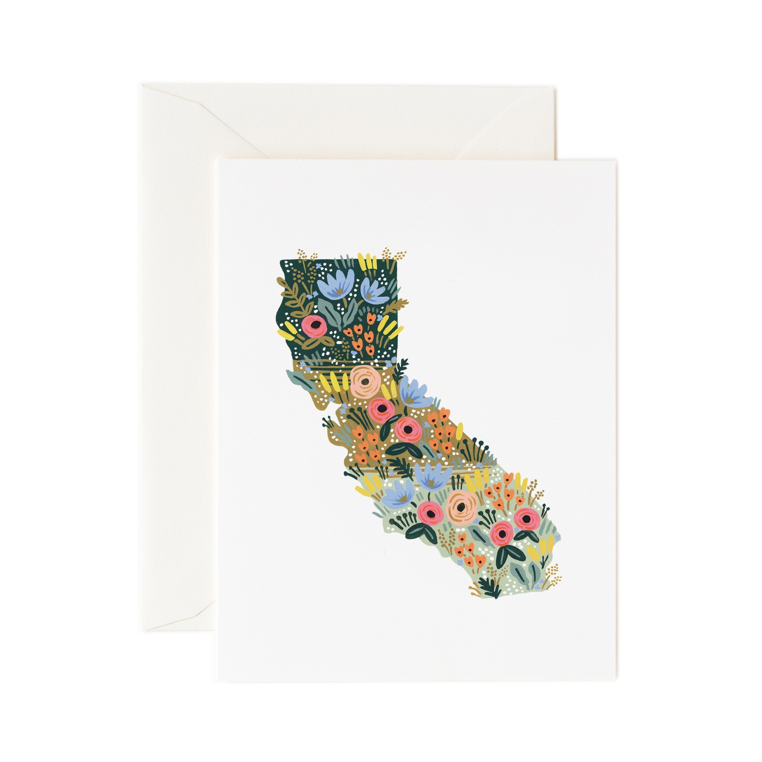 라이플페이퍼 California Wildflowers Card 도시 카드