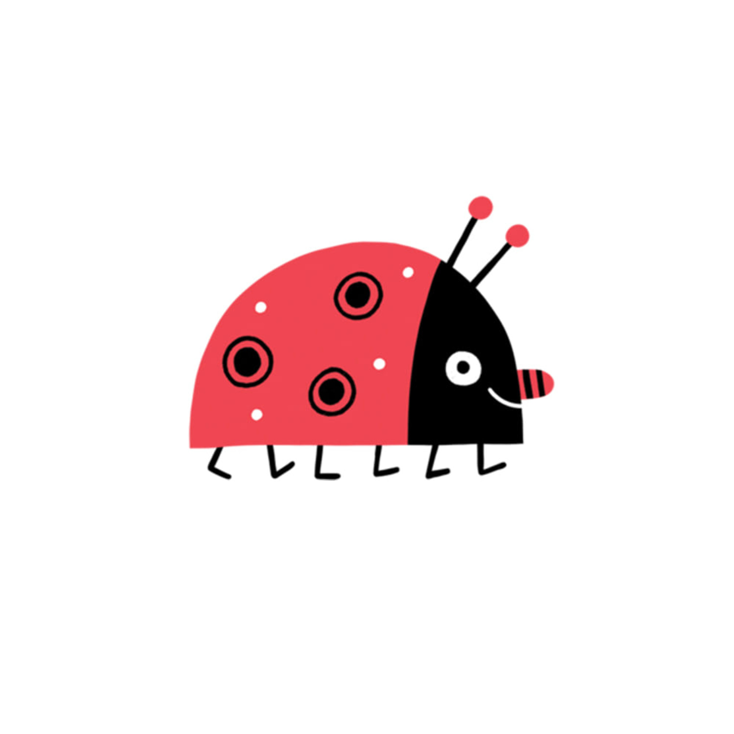 태틀리 Mr. Ladybug 타투스티커 페어 2매