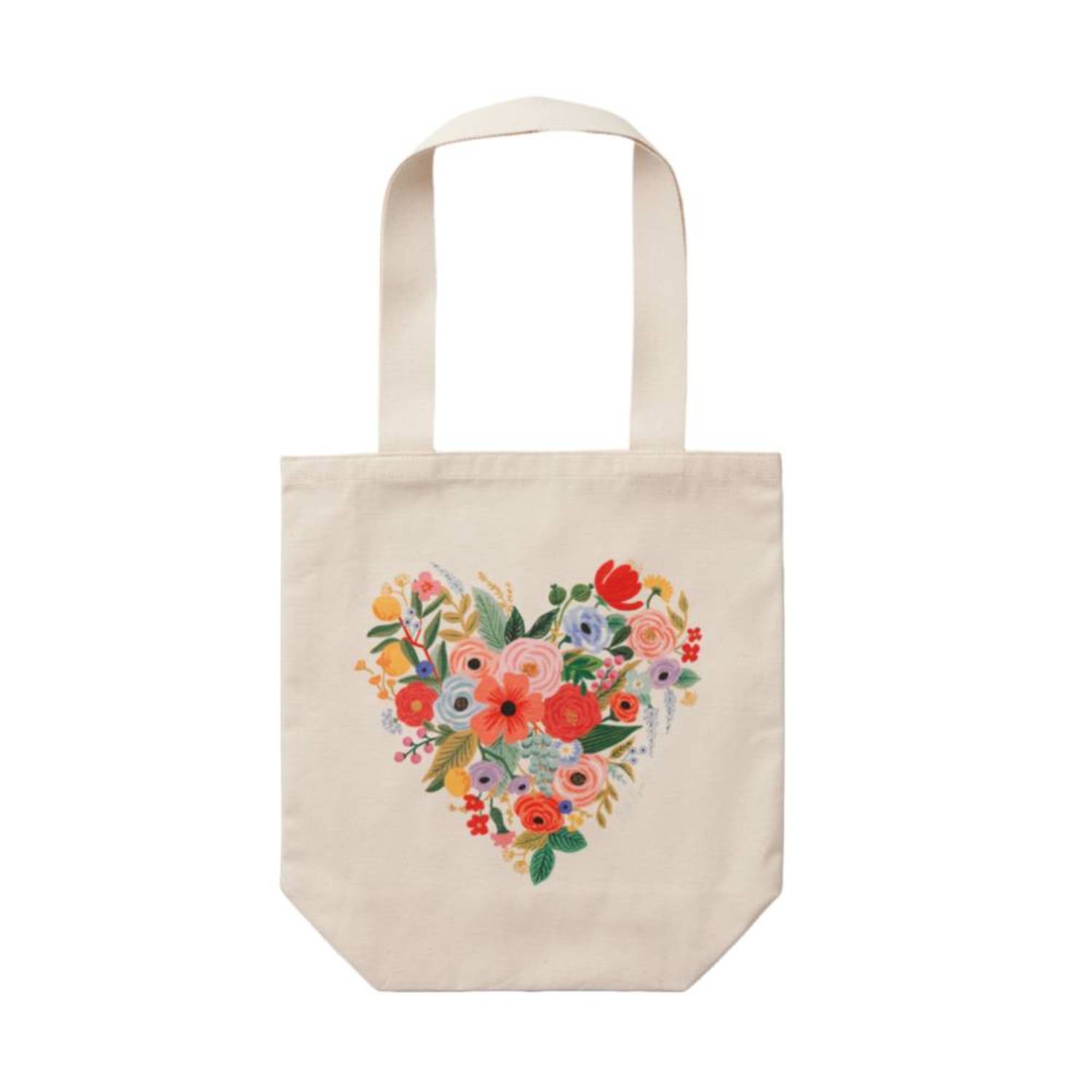 라이플페이퍼 Floral Heart 꽃무늬 캔버스 가방 에코백