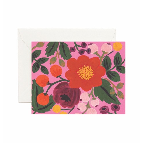 라이플페이퍼 Vintage Blossoms Rose Card 일상 카드
