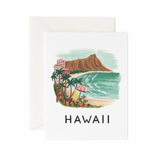 라이플페이퍼 Hawaii Card 도시 카드