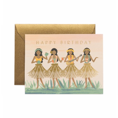 라이플페이퍼 Hula Birthday Card 생일 카드