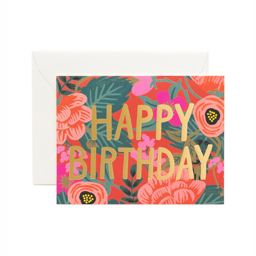 라이플페이퍼 Poppy Birthday Card 생일 카드
