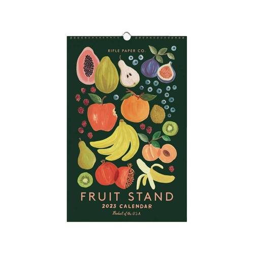 라이플페이퍼 2023 Fruit Stand Wall Calendar 벽 달력